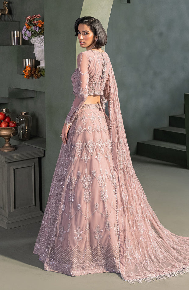 Elegant Sequins Embroidered Net Blouse in Multi Color