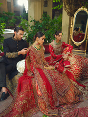 Timeless Black Sherwani with Gold Embellishments