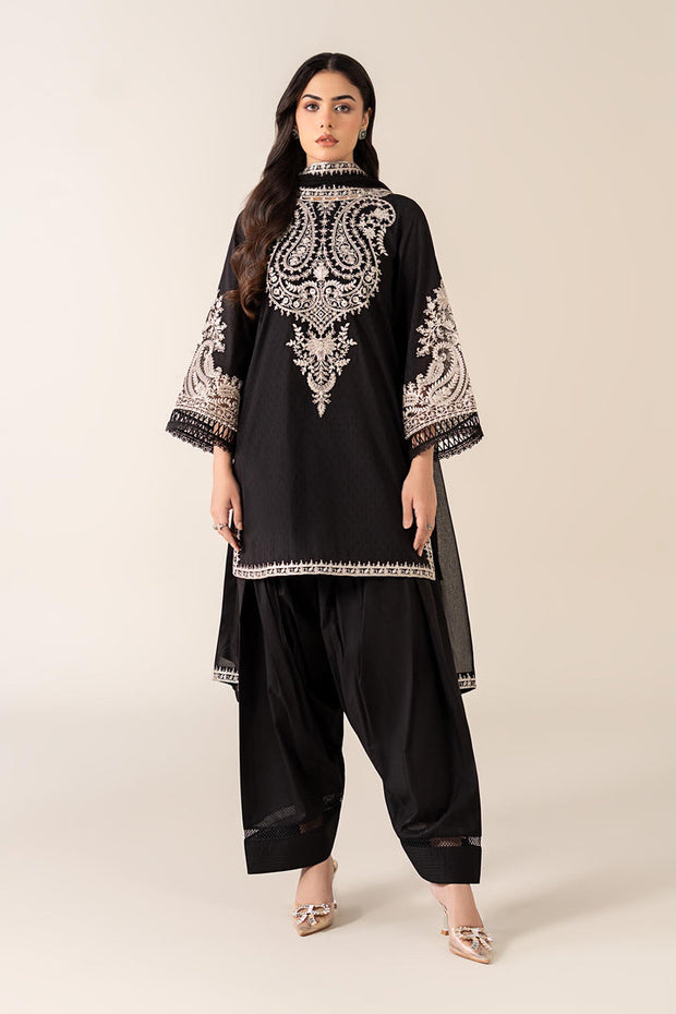 3 Piece Embroidered Dobby Suit Pakistani Party Dress