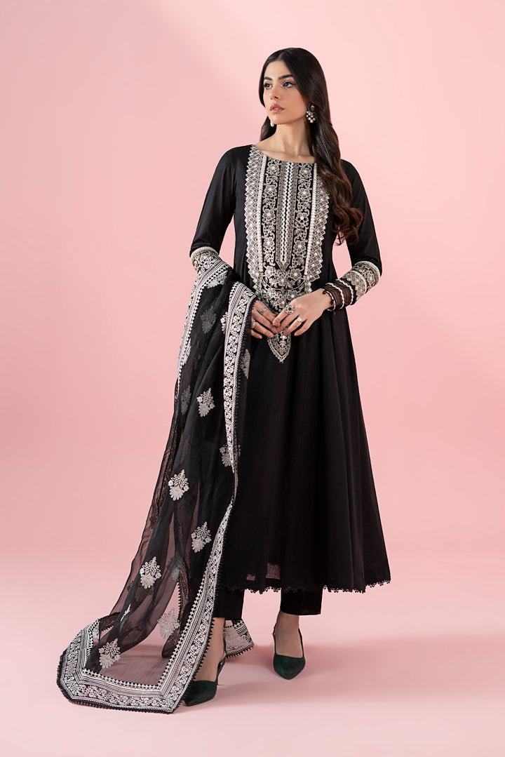 3 Piece Embroidered Lawn Suit Pakistani Party Dress
