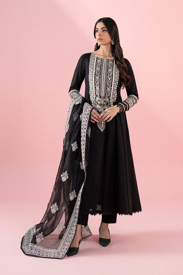 3 Piece Embroidered Lawn Suit Pakistani Party Dress