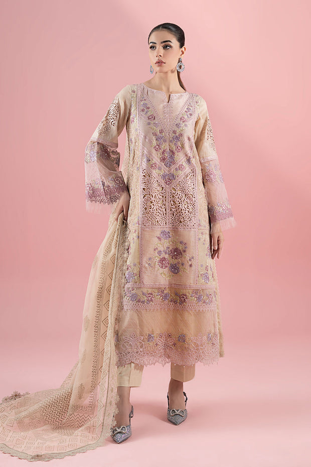 3 Piece Embroidered Masoori Lawn Suit Pakistani Party Dress