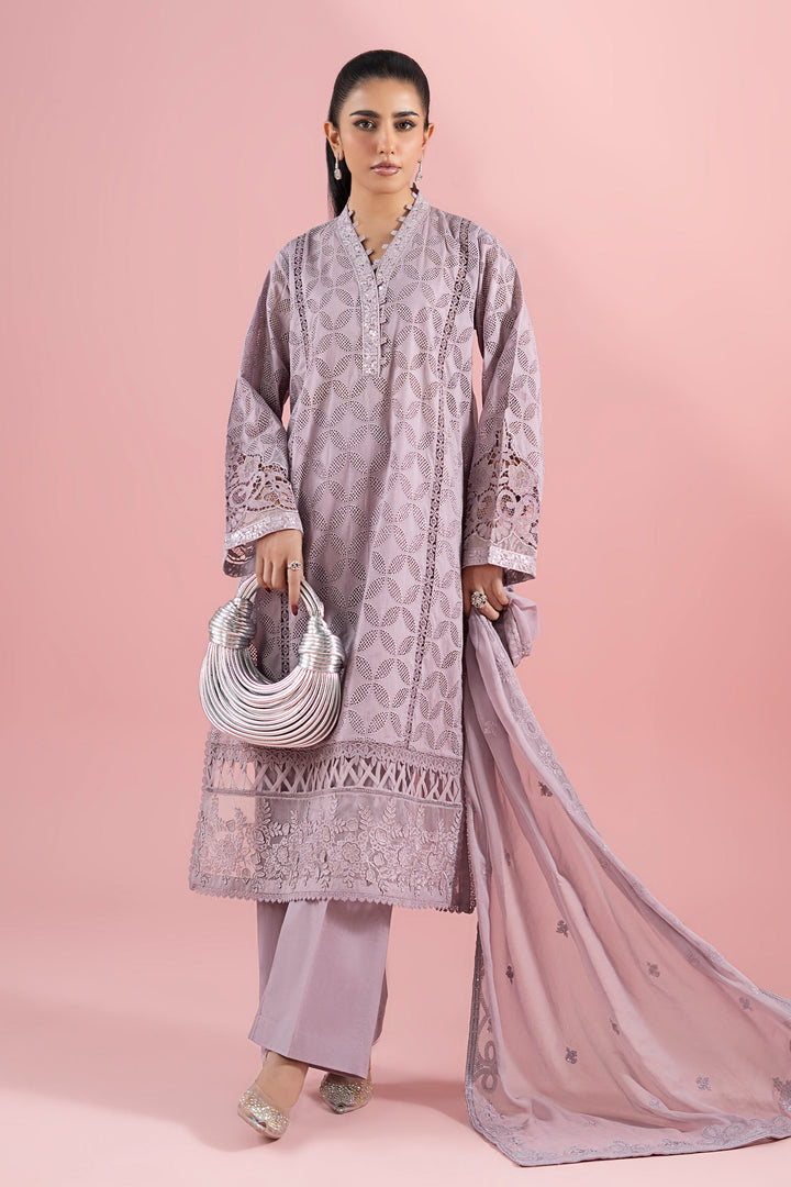 3 Piece Embroidered Lawn Suit Pakistani Party Dress