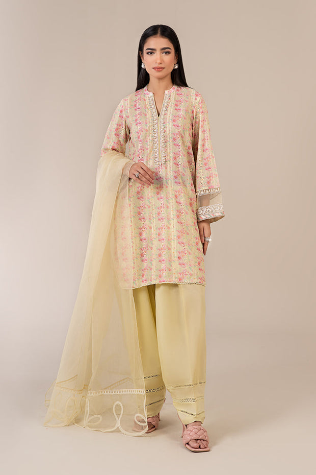 3 Piece Embroidered Lawn Suit Pakistani Party Dress