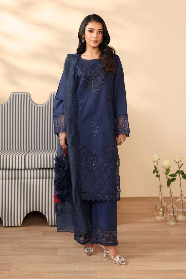 3 Piece Embroidered Dobby Suit Pakistani Party Dress