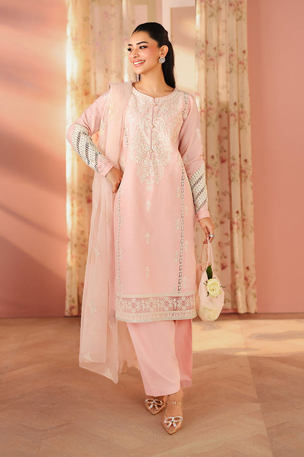 3 Piece Embroidered Dobby Suit Pakistani Party Dress