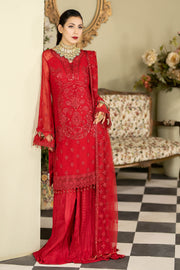 Deep Red Embroidered Pakistani Salwar Kameez Dupatta Salwar Suit