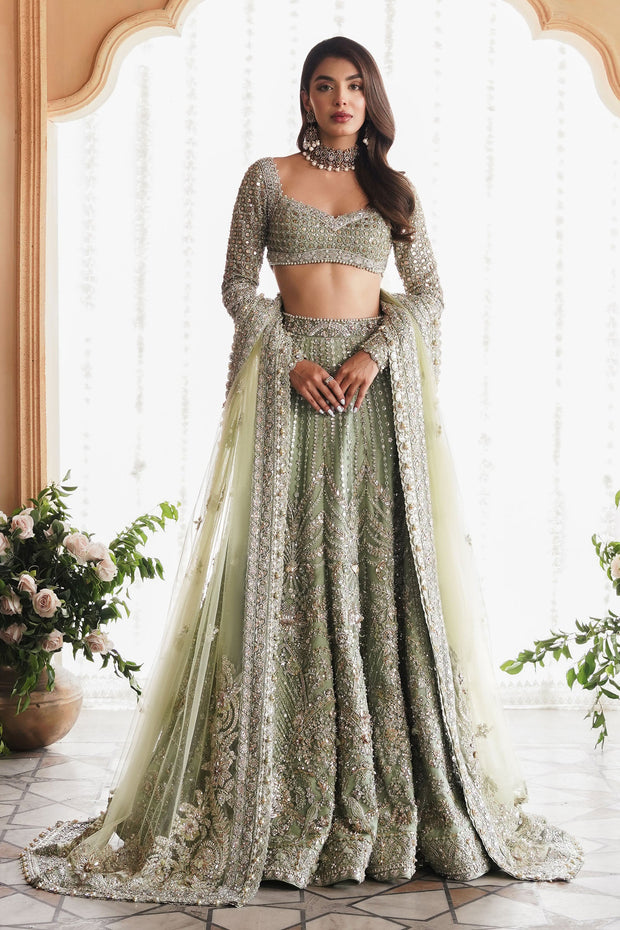 Deepak Perwani Embellished Bridal Lehenga Choli Dupatta