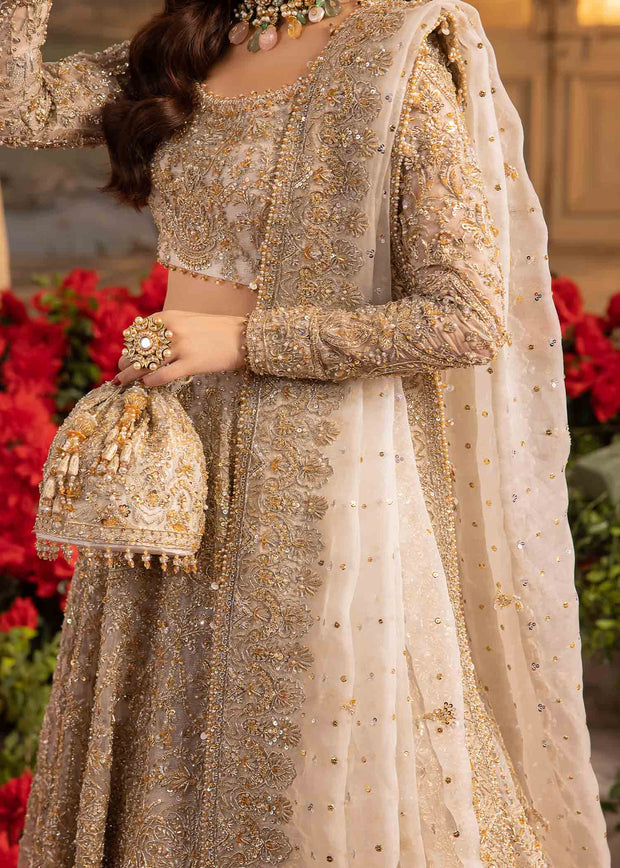 Elegant Embellished Lehenga Choli Dupatta Bridal Wedding Dress