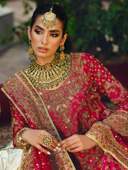 Elegant Farshi Lehenga Kameez Dupatta Pakistani Bridal Dress
