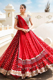 Elegant Indian Lehenga Choli and Dupatta Dress for Wedding