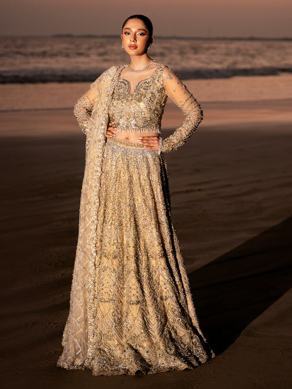 Shop Elegant Pakistani Bridal Lehenga and Choli Ensemble
