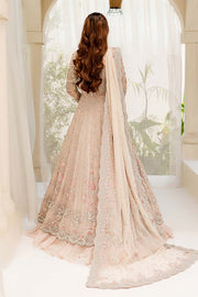Elegant Pakistani Long Gown and Bridal Lehenga in Pastel Color