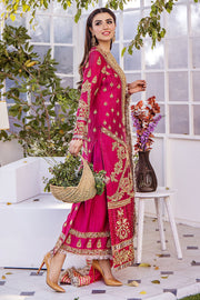 Elegant Pakistani Pink Dress in Wedding Kameez Trouser Style
