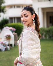 Elegant Pakistani Wedding Dress in Bridal Lehenga Choli Style