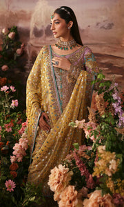 Elegant Pakistani Wedding Dress in Elegant Kameez Pants Style