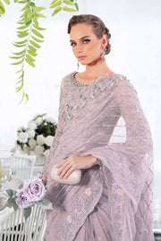 Elegant Pakistani Wedding Dress in Luxurious Net Saree style