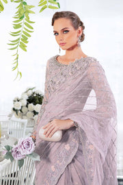 Elegant Pakistani Wedding Dress in Luxurious Net Saree style