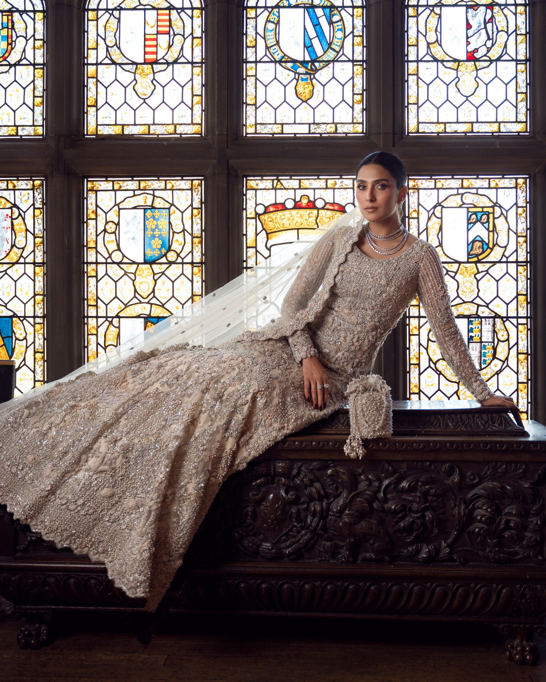 Elegant Pakistani Bridal Gown - Exquisite Bridal Dresses