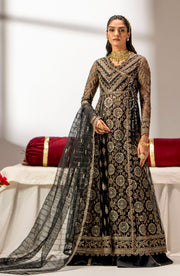 Elegant Tilla Embellished Pakistani Wedding Dress Pishwas Frock