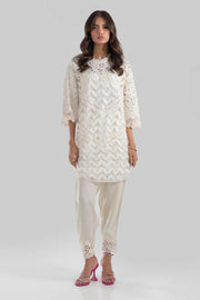 Elegant Woven Embroidered Jacquard Luxury Pret Pakistani Salwar Suit