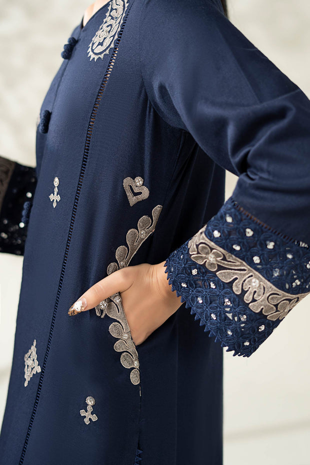 Elegant Premium Pakistani Party Wear in Embroidered Marina Suit