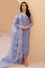 Embellished Blue Kameez Trouser Pakistani Wedding Dress