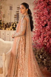 Embellished Blush Pink Lehenga Gown Pakistani Bridal Dresses