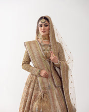 Embellished Golden Lehenga Choli with Dupatta Dress Online