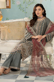 Embellished Kameez and Trouser Pakistani Party Dress Online