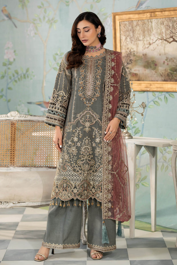 Embellished Kameez and Trouser Pakistani Party Dress