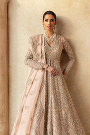 Embellished Lehenga Gown Style Pakistani Bridal Dress Online