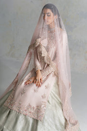 Embellished Nikkah Dress in Royal Lehenga Kameez Style Online