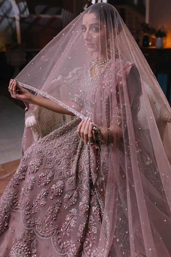 Embellished Pishwas Lehenga Pakistani Wedding Dress