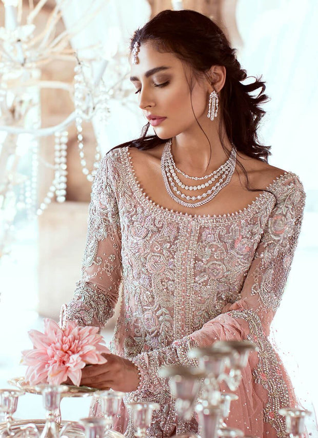 Embellished Blush Petunia Lehenga Pakistani Bridal Dresses