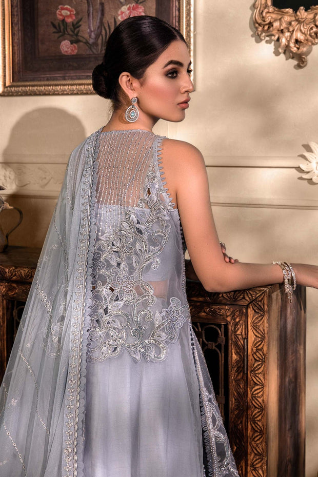 Embroidered Blue Salwar Kameez Pakistani 