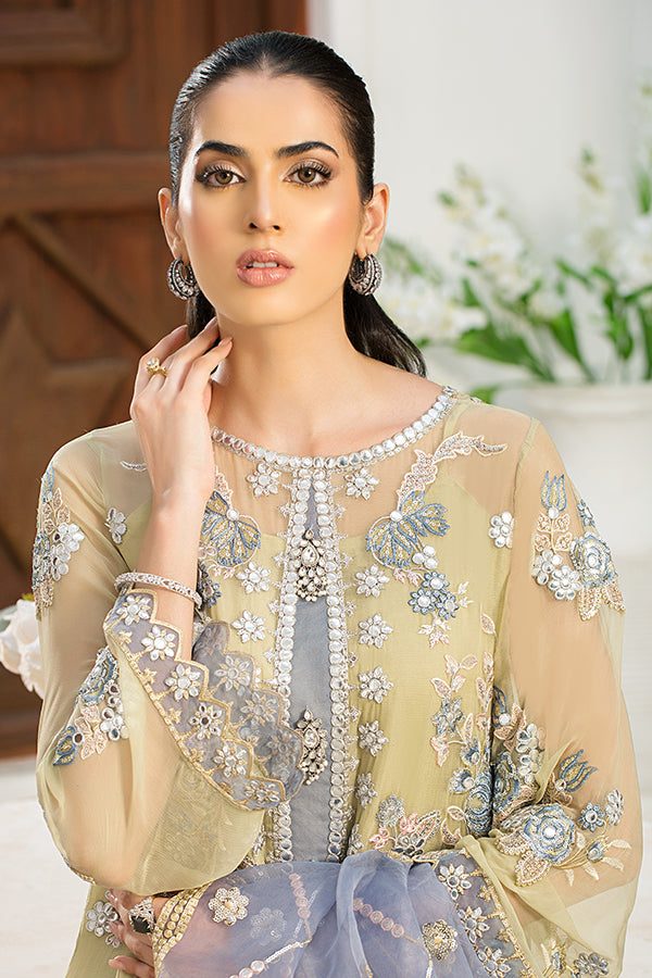 Embroidered Chiffon Pakistani Salwar Kameez Dupatta Online