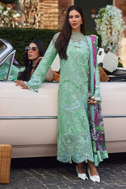 Embroidered Classic Pakistani Salwar Kameez Suit in Apple Green Shade