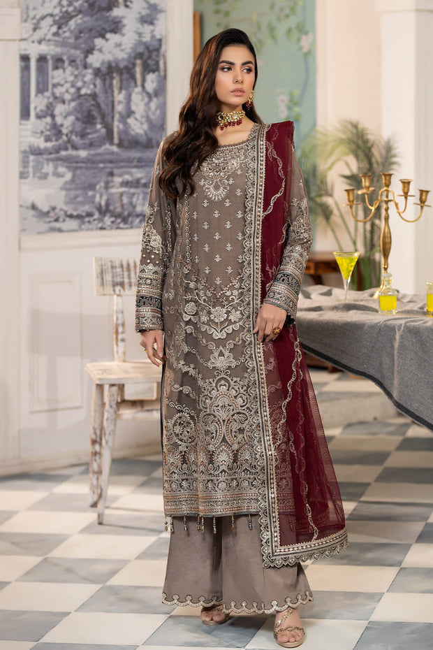 Embroidered Kameez Trouser Style Pakistani Party Dress
