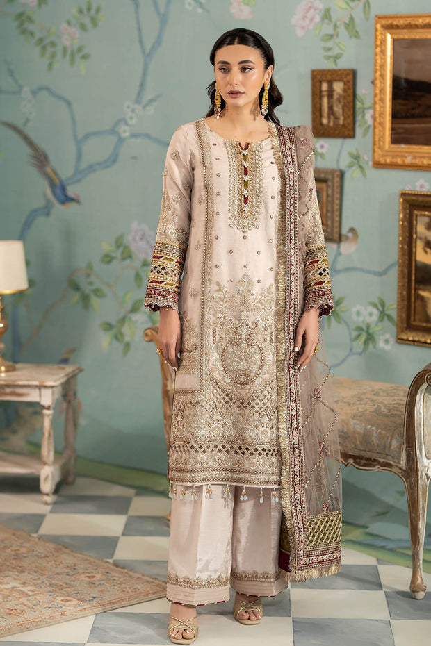 Embroidered Kameez and Trouser Pakistani Party Dress