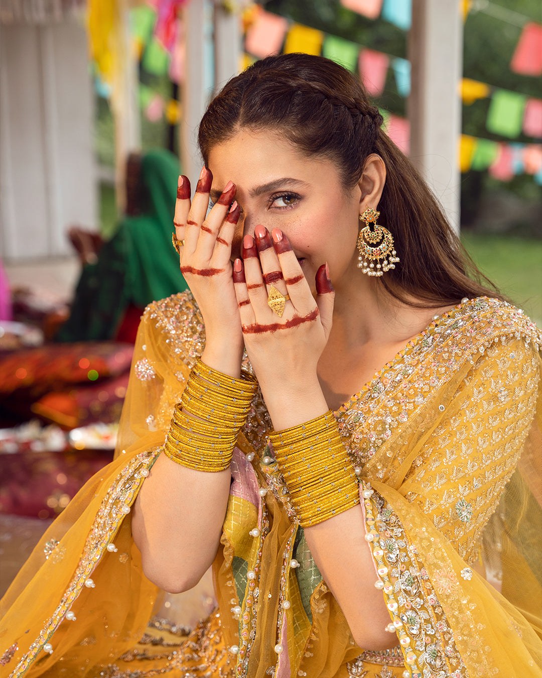 Embroidered Pakistani Bridal Dress Lehenga Choli Outfit Available in USA