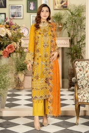 Embroidered Pakistani Salwar Kameez Dupatta in Chiffon