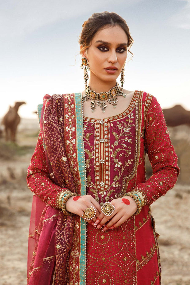 Embroidered Red Salwar Kameez Pakistani Party Dresses 2023