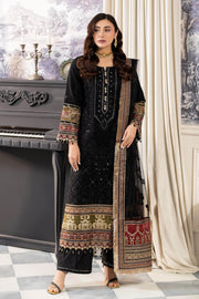 Embroidered Salwar Kameez Style Pakistani Black Dress