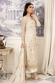 Embroidered Snow Shade Pakistani Salwar Kameez Dupatta Suit 2024