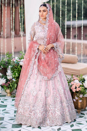 Embroidered Pakistani Party Dress Pishwas Bright Pink Shade