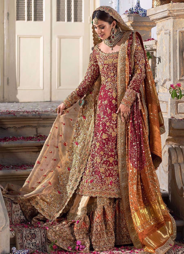 Embroidered Bridal Lehenga Pakistani Bridal Dress