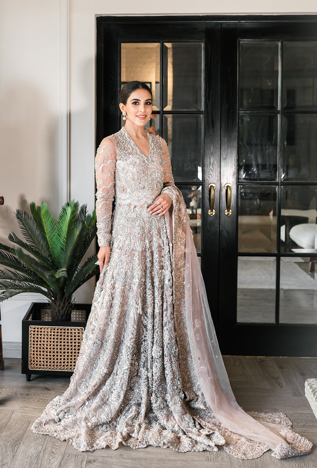 Elegant Flora Pakistani Bridal Dress for Your Big Day