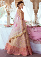 Gold Lehenga Choli Pakistani Bridal Dresses