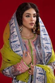 Grey White Gharara Kameez for Pakistani Wedding Dresses 2023